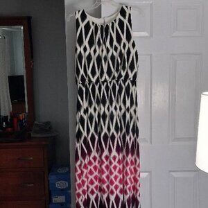 Chico's Maxi Sun Dress - Chicos Sz 2, Regular Size 12